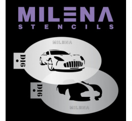 Трафарет Milena D16