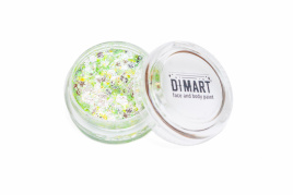 Крем-блёстки DIMART 10гр. "Лайм"