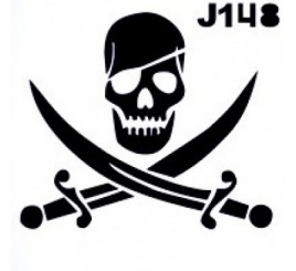 Трафарет j148
