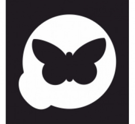Трафарет Бабочка d=6.7cм