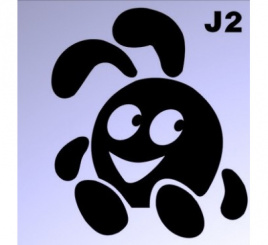 Трафарет j2
