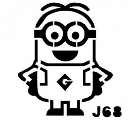Трафарет j68