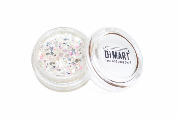 Крем-блёстки DIMART 10гр. "Зимняя сказка" фото 1